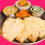 チーズナンセット( Cheese nan set )（カレーインドタージマハル出来島店）
