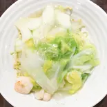 エビと白菜入りあんかけ焼きそば(龍盛菜館 水天宮店)