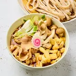 きのこ肉汁うどん（【武蔵野うどん専門店】東京KINGうどん 西荻窪）