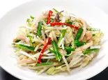野菜と豚肉の炒め（中華料理　南砂餃子坊　北砂店）