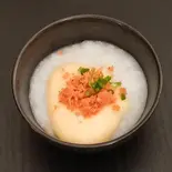 【炙り明太子＆とろとろチーズ】おかゆ（【ほっこり美味しい】おかゆのお店 学芸大学店）