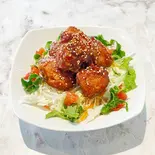 ヤンニョム唐揚げ丼(ご飯大盛り250g)（裏道スタンド）