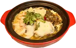 油溌酸菜魚麺 Sour Chinese Cabbage＆Fish Noodles（肥鶏土鍋）