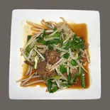 ニラと鶏レバー炒め Stir-Fried Garlic Chives and Chicken Liver(中国料理 みんらく)