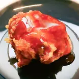 もも肉からあげ - ピリ辛味（からあげのジョー千歳船橋）