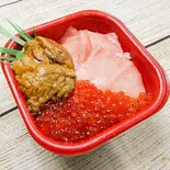 本マグロうにイクラ丼(プレミアム限定丼1)（大漁丼家 新宿西落合店）