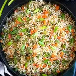 ミックス野菜フライドライス Mix vegetable fried rice（Spice Vino）