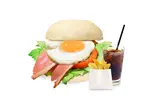 エッグサンドセット/高加水バンズ（the 3rd Burger 新宿大ガード店）