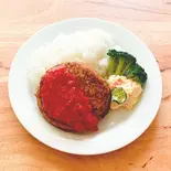 【ライスセット】おかわりハンバーグOKAWARI Hamburger Steak with Rice Set(ハンバーグ専門店 | おかわりハンバーグ 新御茶ノ水駅前店)