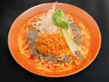 黒ゴマ担々麵（カレーつけ麺専門店 しゅういち 西麻布店）