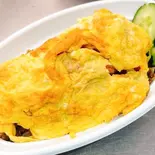 ガパオ炒飯(シーフード)+タイ風卵焼き ข้าวกะเพราทะเลคลุก+ไข่เจียว(PINTO)
