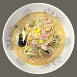 海鮮ちゃんぽん (とんこつ味) Seafood Champon(中国料理 みんらく)