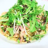 女性人気!ベーコンと高菜の和風 スパゲッティ(トラットリア シェ ラパン)