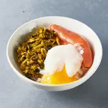 辛子高菜と明太子丼(大阪名物!肉吸い「千日屋」 浅草店)