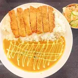 チキンカツカレーセット(Chicken katsu curry rice)（インドレストラン＆バー ラナ 大阪公立大学前店）