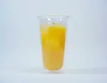オレンジジュース100%(しろいパンケーキとみずいろレモネード)