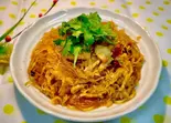 漬け白菜と太春雨と豚肉炒め（味香閣）