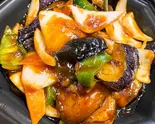 茄子の甘辛酢 Stir Fried Eggplant with Spicy Sweet Sauce(中華料理 成都 高円寺本店)