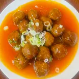 肉団子の甘酢かけ（金福来）