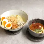 味玉カレーつけ麺(つけ麺処つぼや 梅田店)