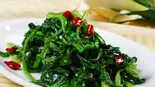 ほうれん草のマーラー味炒め(中華料理Bear割引セール50%)