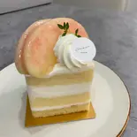 桃のショートケーキ（Cake cafe anosa）