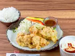 【自家製デミグラスタルタル】チキン南蛮弁当(醤屋万吉のうどん)