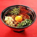 【旨辛】チーズまぜそば【深夜】（辛い料理たくさん。旨辛・激辛・鬼辛・刺し辛。 Scoville lab 新中野店）
