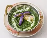 ほうれん草ナスカレー SAG NASU CURRY（インドネパール料理カレースプーン Curry Spoon）