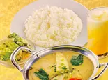グリーンカレーセット Green Curry Set（SWAGAT 百合ヶ丘店）