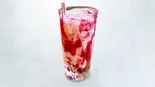 ブルーベリーラッシー (Blueberry Lassi)（インドネパールレストランタージマハル(新大阪)）