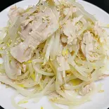 茹豚肉ともやしの和え物（興安園）