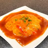 天津丼(かに玉かけご飯)（中国料理 万里）