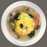 塩天津飯 Salt-Flavored Crab Omelette Rice(中国料理 みんらく)