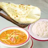 (半額)チキンカレーセット Chicken Curry Set（BASURI NEPALI ＆ INDIAN RESTAURANT）