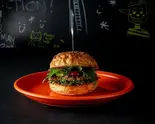 梅しそ和風バーガー（Captain Kangaroo アルセアタワー TORANOMON MARCHE店 キャプテンカンガルー）