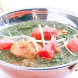 ほうれん草チキンカレー/Sag Chicken Curry(インドレストラン マサラ 江古田店)