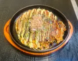 モダン焼き、大盛（たこ焼お好み焼き専門店さくら屋上前津店）