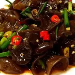 キクラゲの黒酢和え(みかね中華食堂)