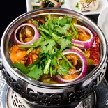 四川麻辣鶏爆鍋飯（薬膳しゃぶしゃぶ 小尾羊 銀座店）