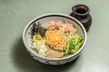 冷やし納豆そば（水天宮 長寿庵）
