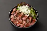 王道ハラミステーキ丼(100g) Harami Steak Bowl（ハラミステーキ丼＆ビビンバ 「ハラミ市場」 立花店）