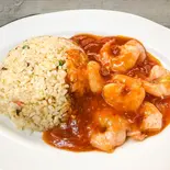 エビチリ炒飯（横浜中華 華星）