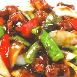 黒酢豚(けいぐん飯店)