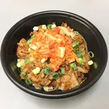 スタミナ豚丼 キムチのせご飯大盛無料 具材も大盛（ご飯大盛無料 手作り弁当 我力亭）
