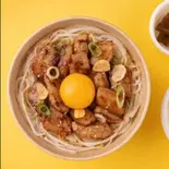 たまご豚トロ 丼 / Pork Jowl rice / 계란항정살덮밥（韓国料理＆生サムギョプサル ビビサム 池袋東口店）