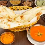 マトンカレーセット Mutton Curry ＆ Nan Set（ビシュヌデビ）