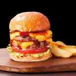【999】直火焼きダブルチーズバーガー（ビッグボーイ 練馬豊玉店）