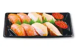 サーモン五種盛り 2人前（無添蔵 北花田店）