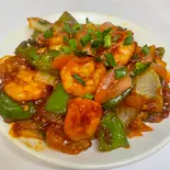 エビチリ PRAWN CHILLI（インド・ネパール料理 Jaya）